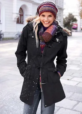 Aniston Long Parka Coat | Kaleidoscope