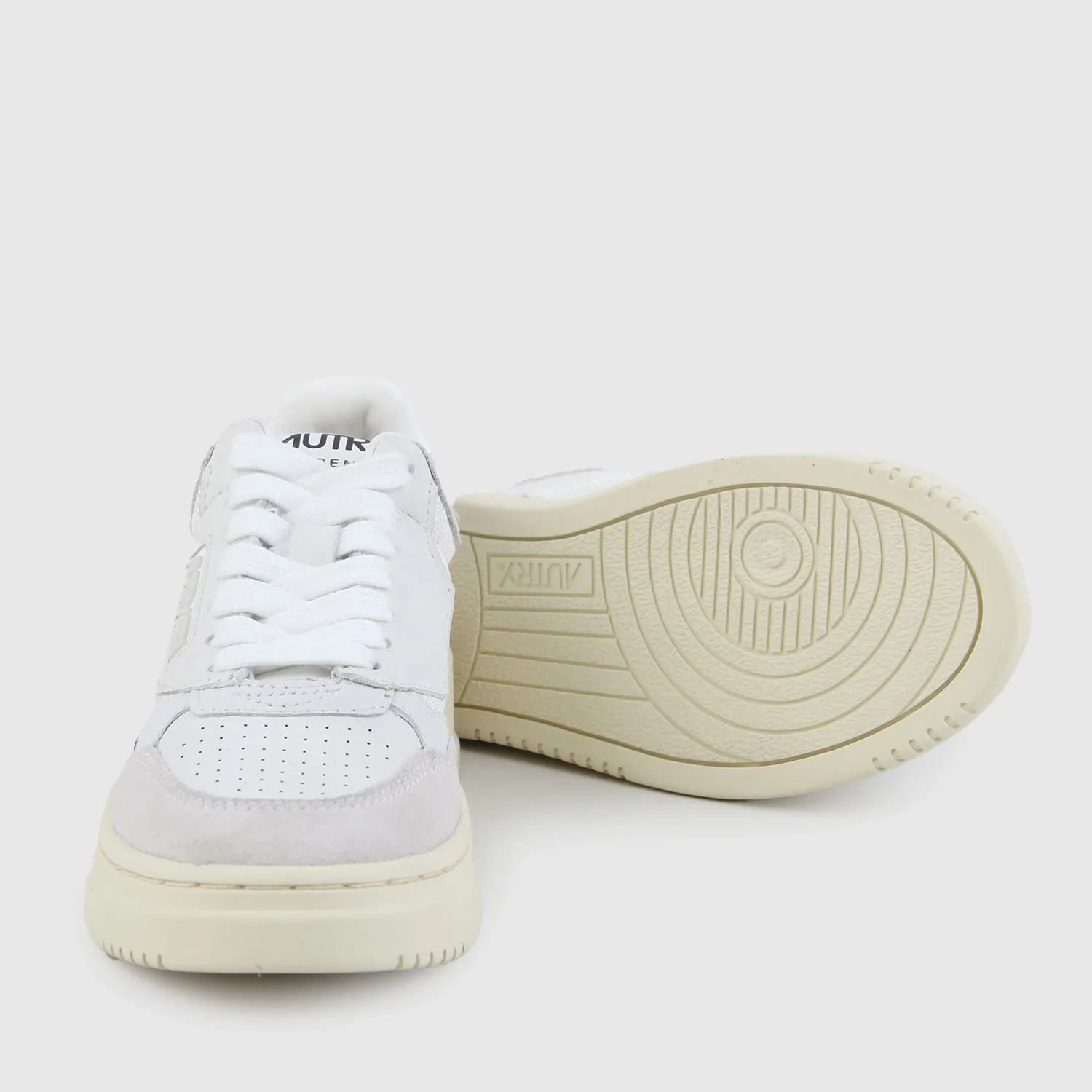 Autry White Mid Sneaker