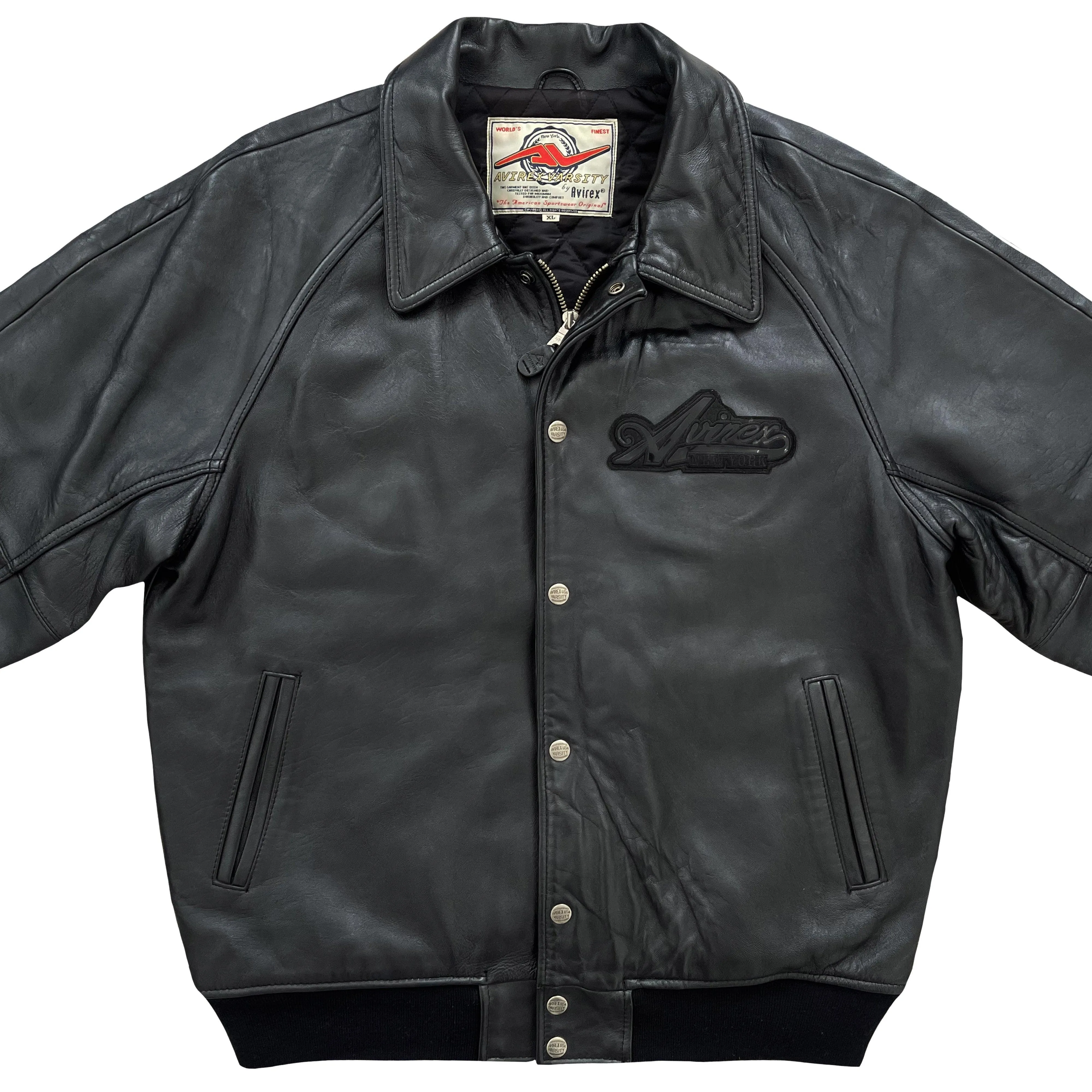 Avirex Leather Varsity Jacket