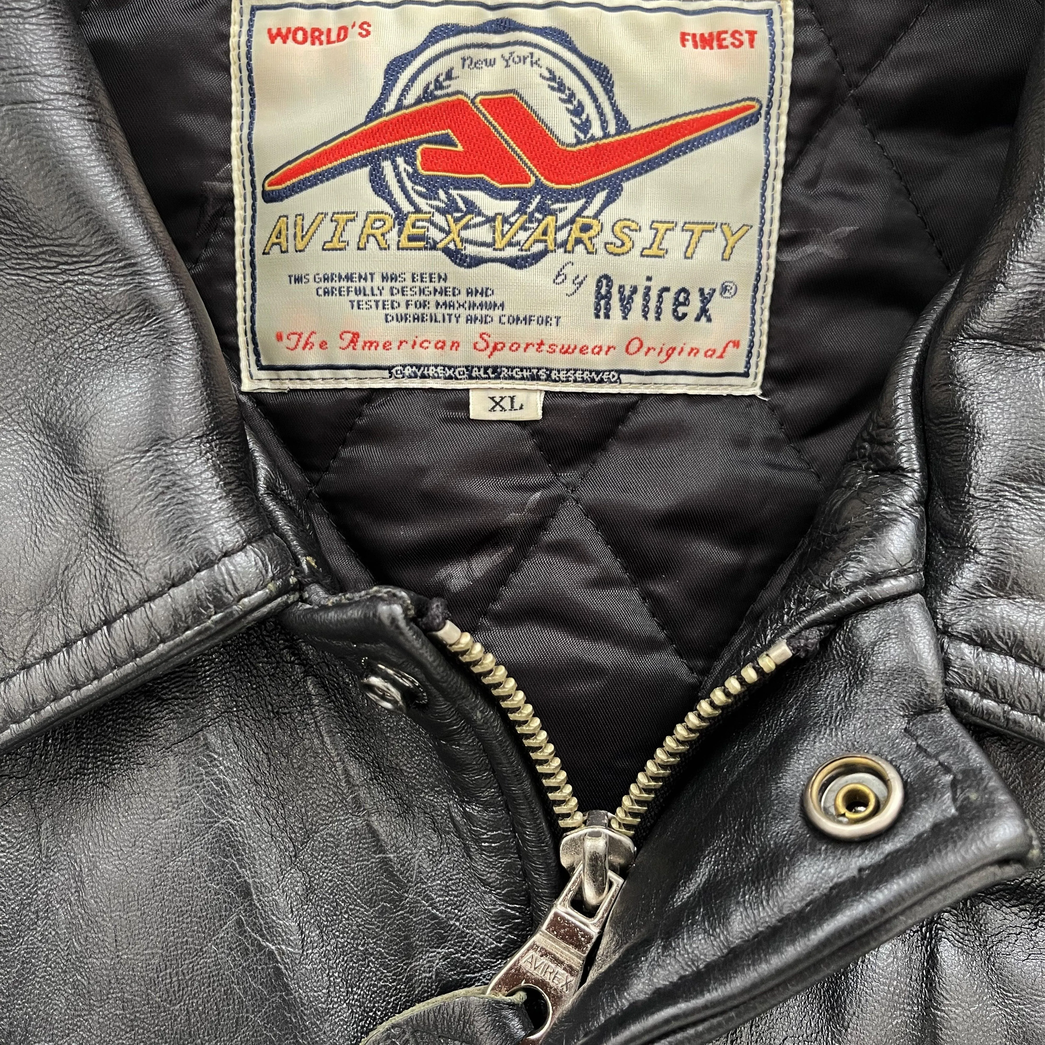 Avirex Leather Varsity Jacket