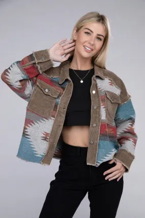 Aztec Print Jacket