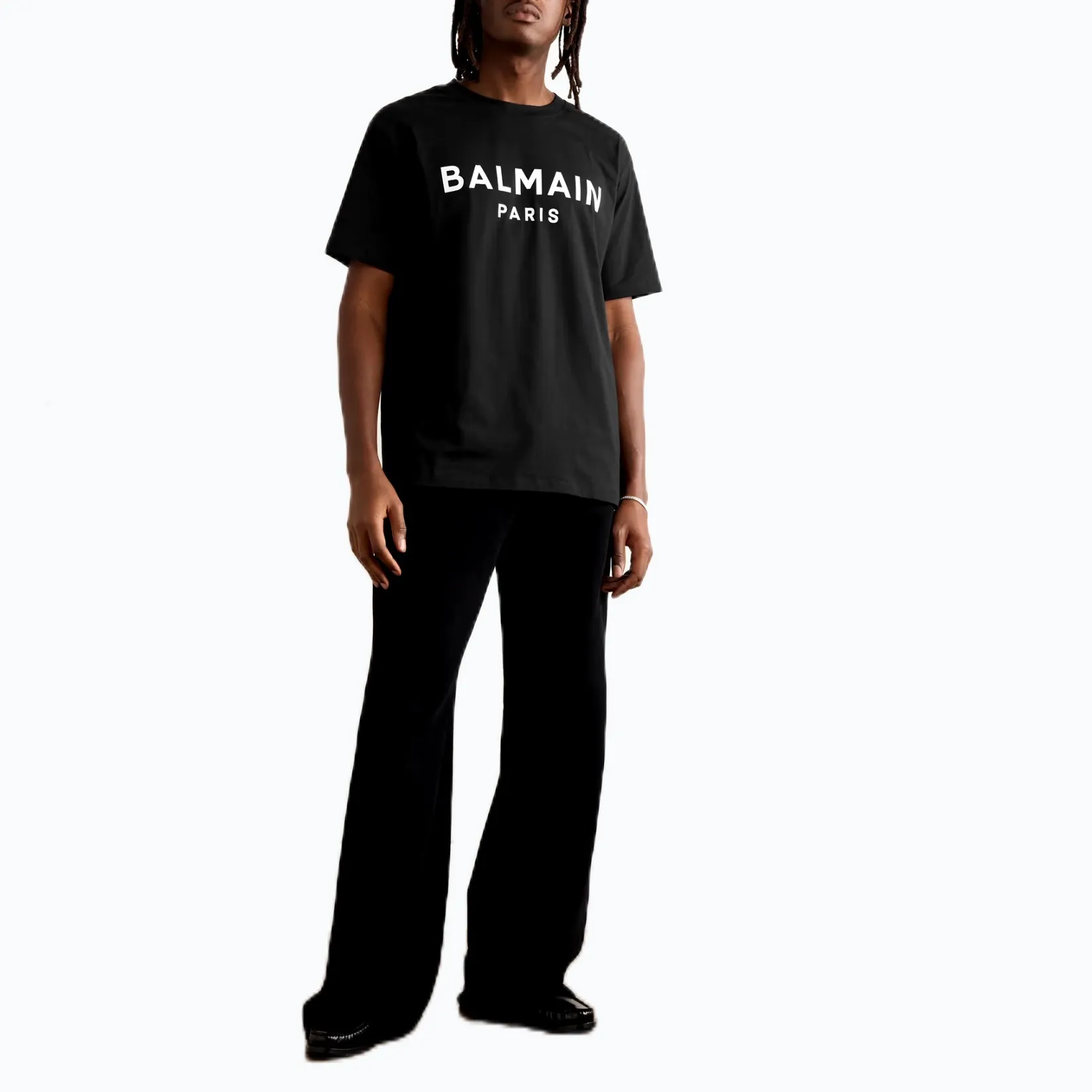 BALMAIN  |Cotton Short Sleeves Logo Luxury T-Shirts