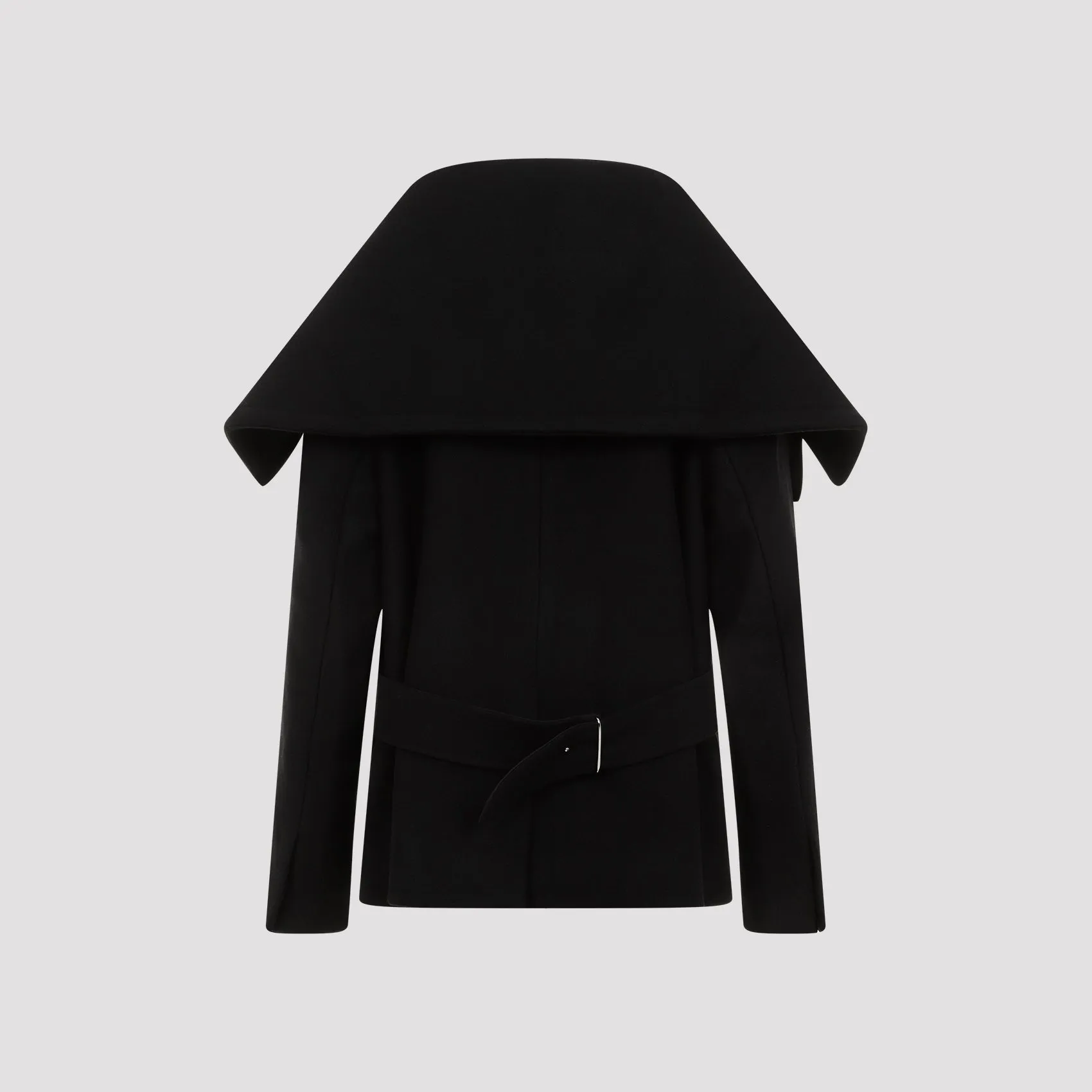 Black Virgin Wool Le Caban Caruso Coat