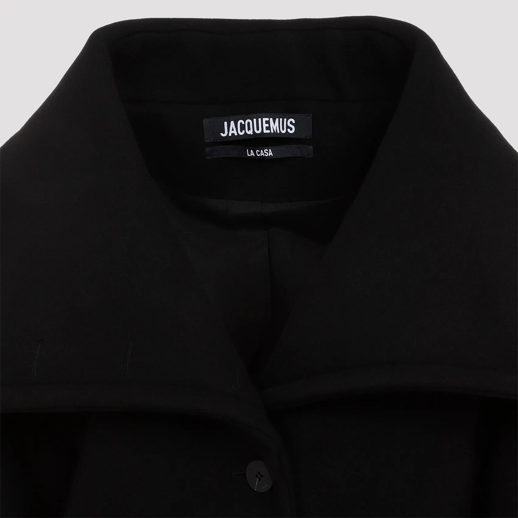 Black Virgin Wool Le Caban Caruso Coat