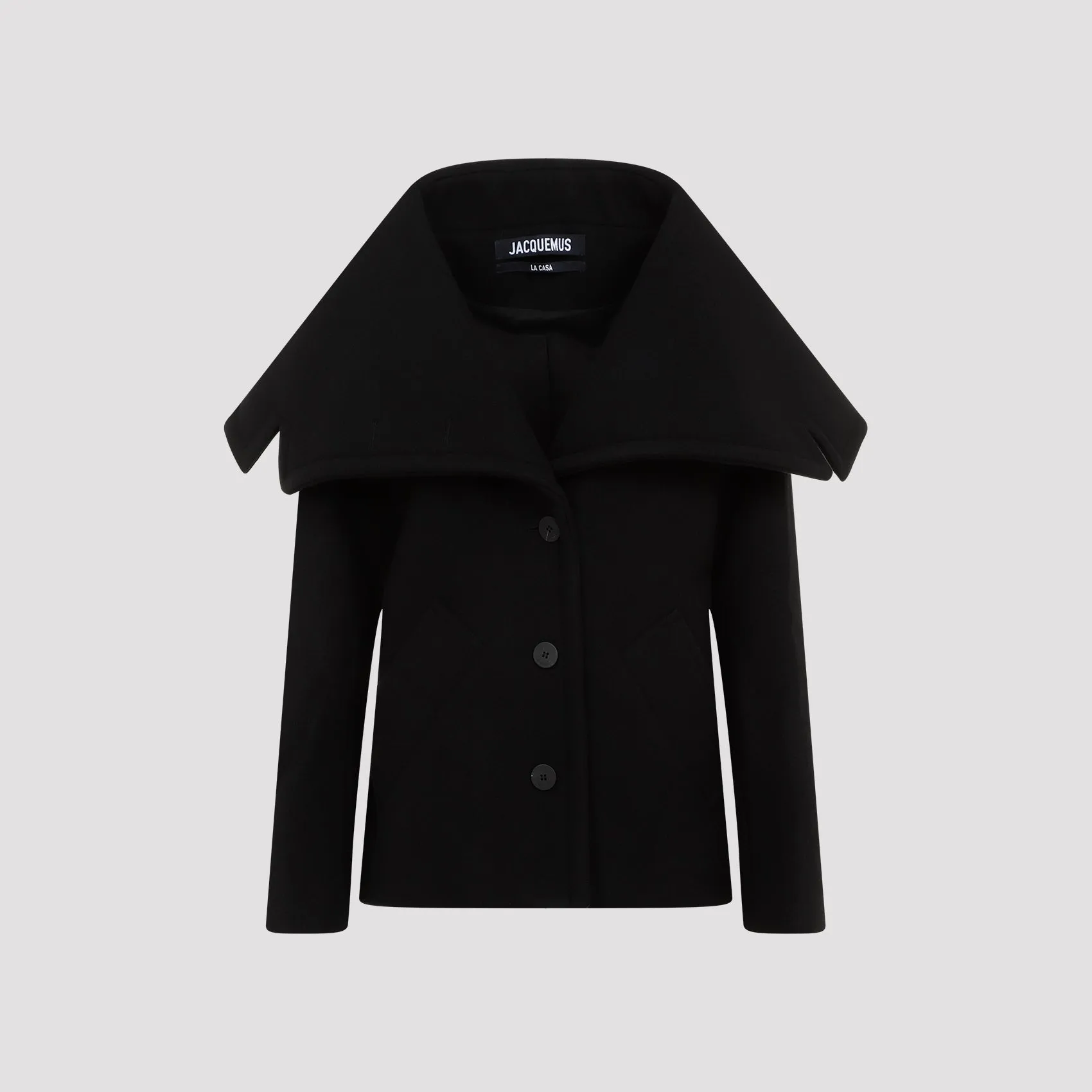 Black Virgin Wool Le Caban Caruso Coat