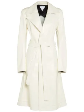 Bottega Veneta   Leather trench coat 