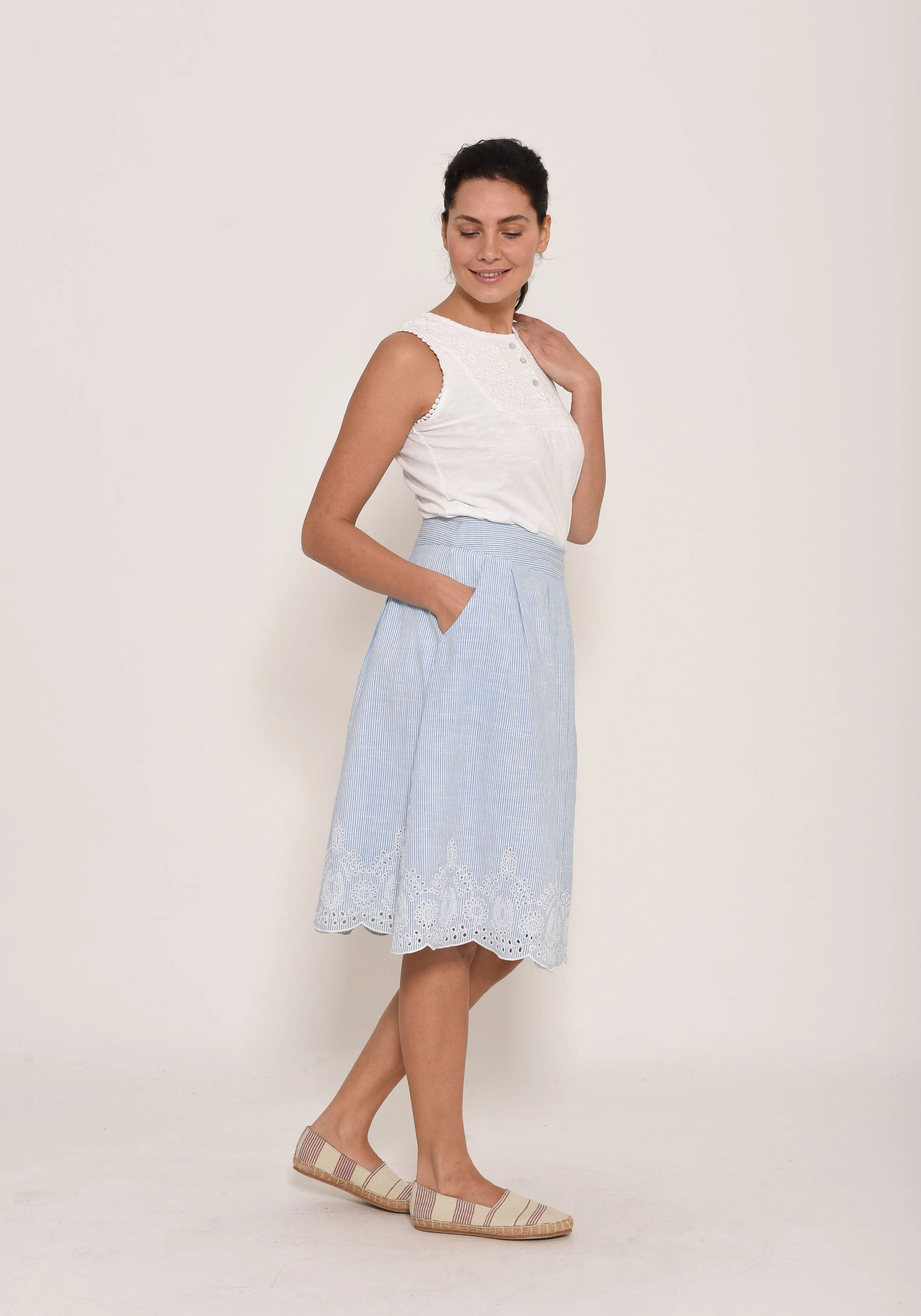 Broderie Anglaise Skirt