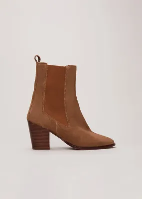 Brown Suede Cowboy Boots