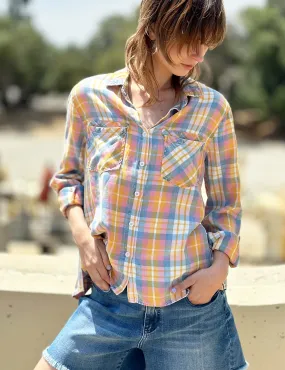 BT6129Tpp Billy T Picnic Plaid Shirt