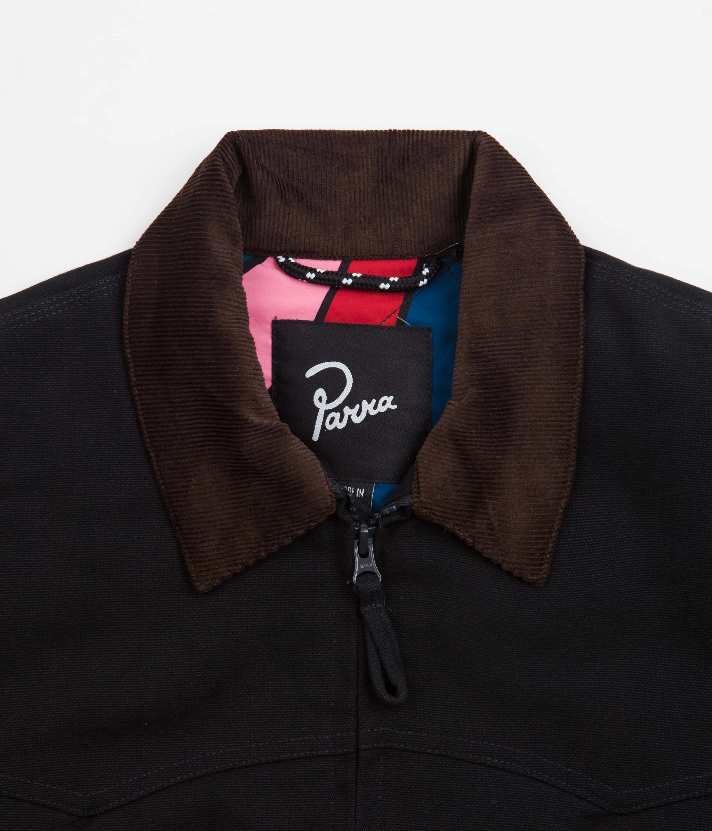 by Parra Worked P Jacket - Navy Blue