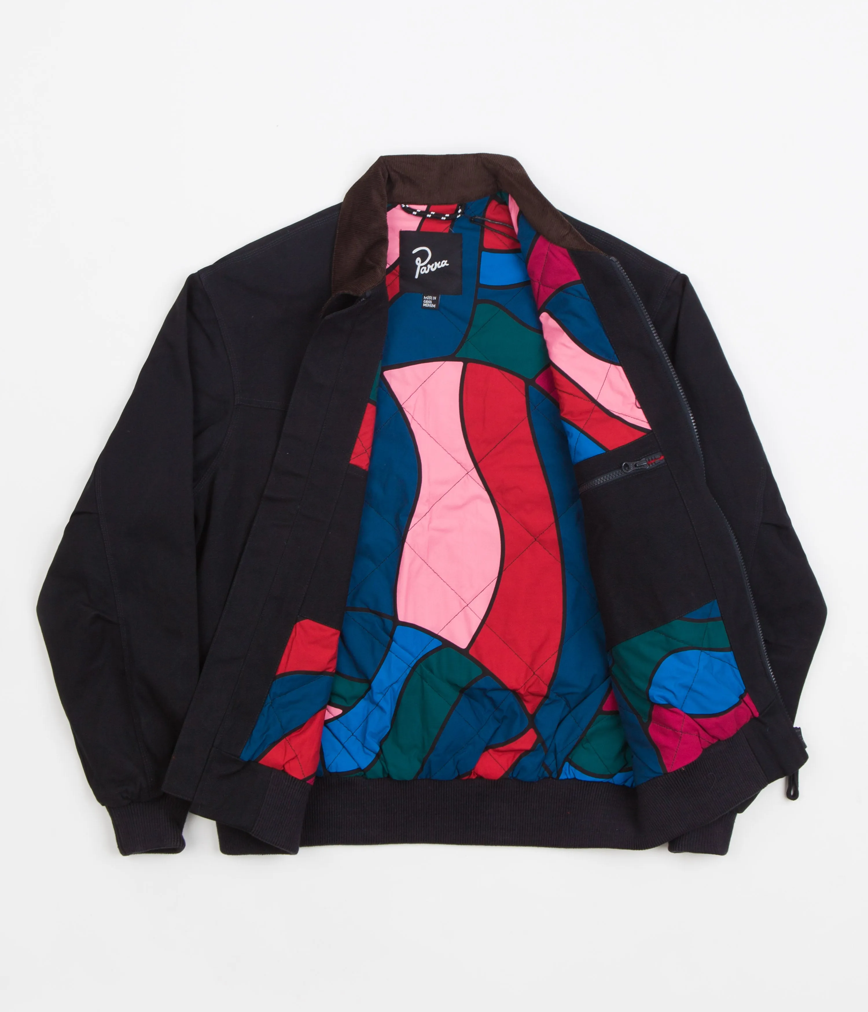 by Parra Worked P Jacket - Navy Blue