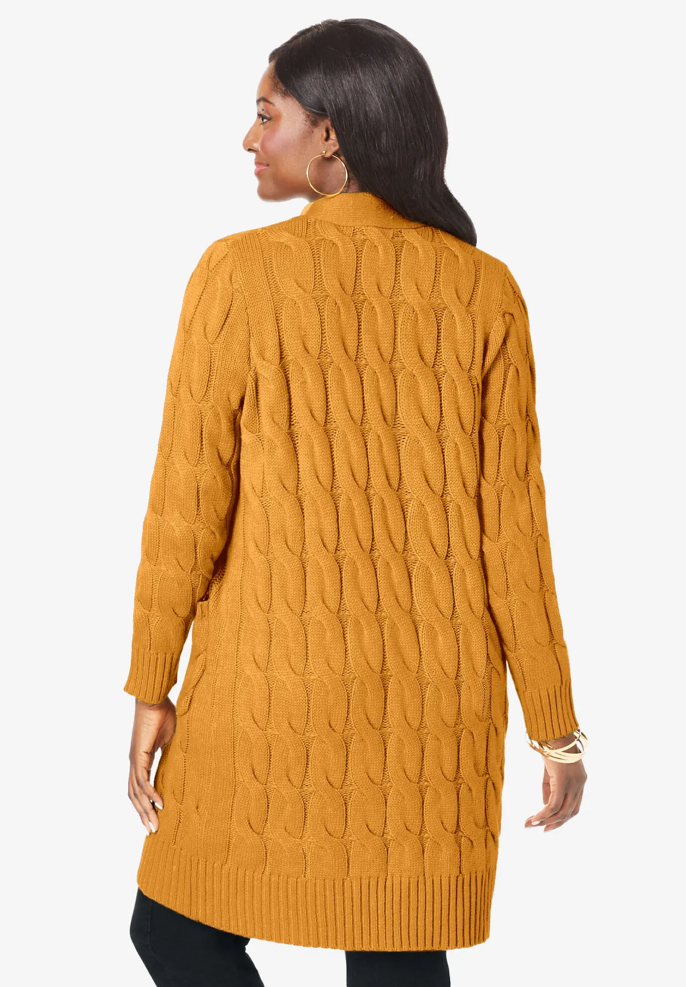 Cable Duster Sweater