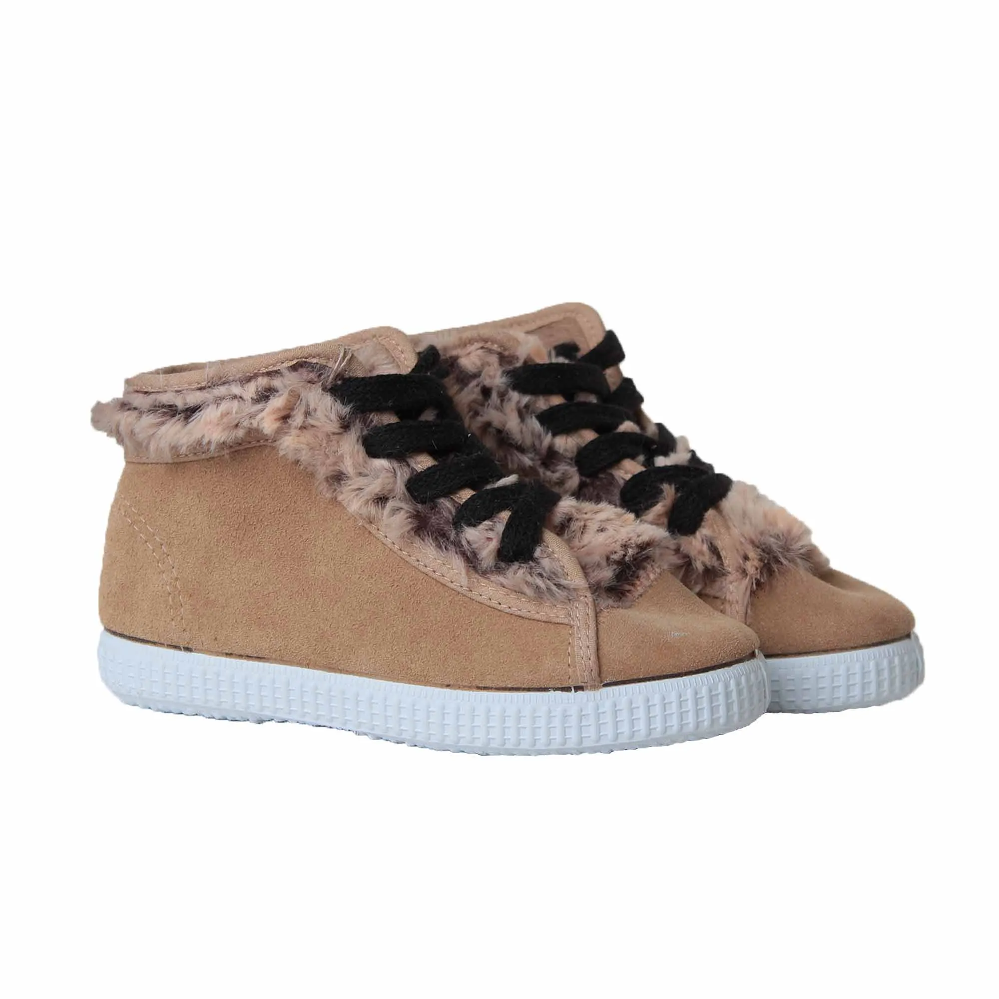 Chipie Suede Beigh Sneaker