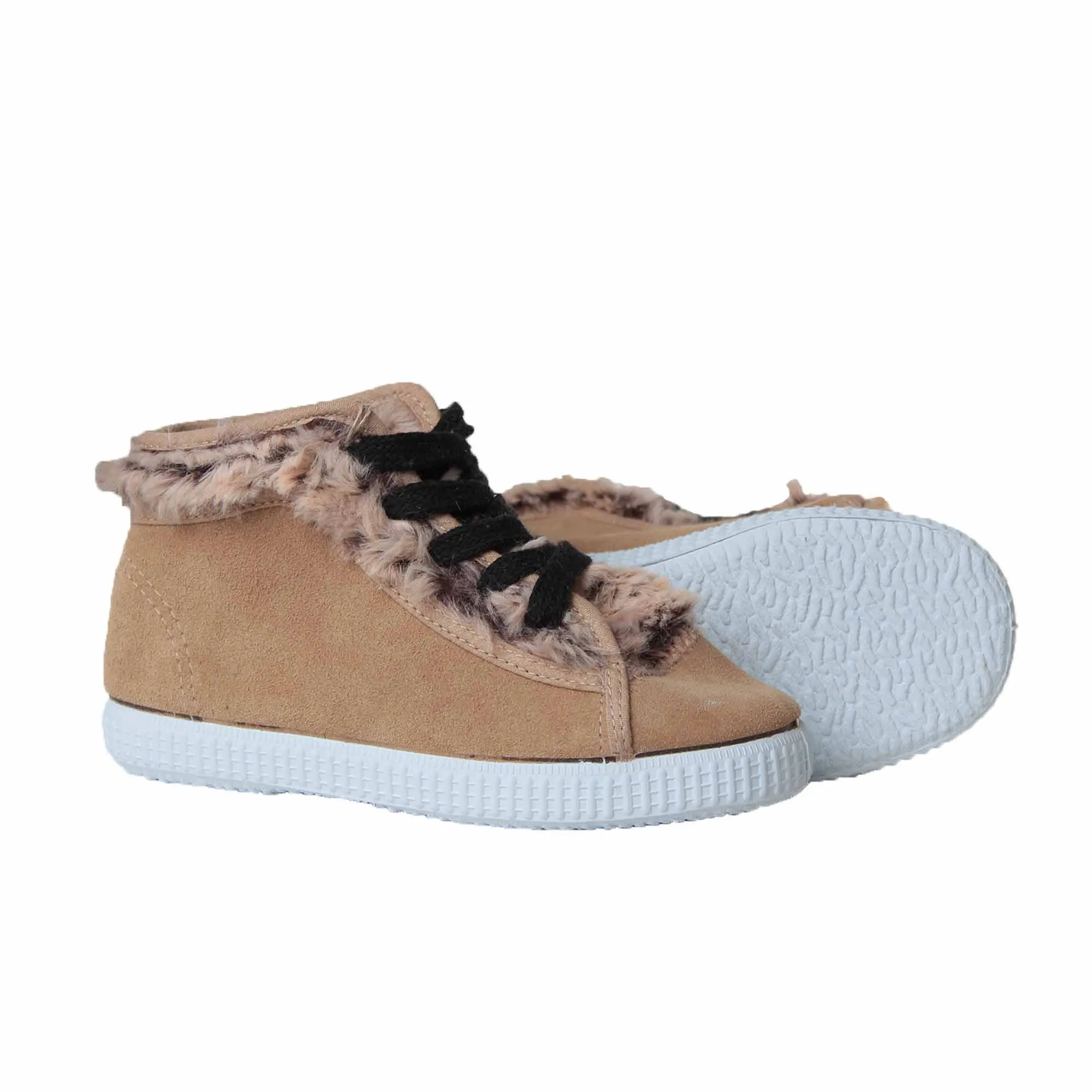 Chipie Suede Beigh Sneaker