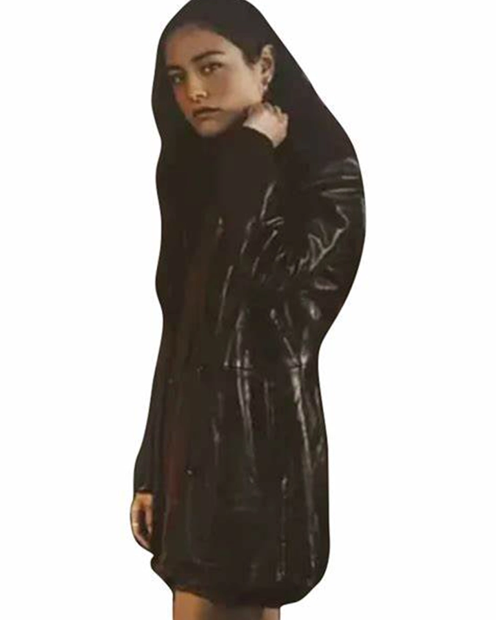 City on Fire 2023 Samantha Leather Coat