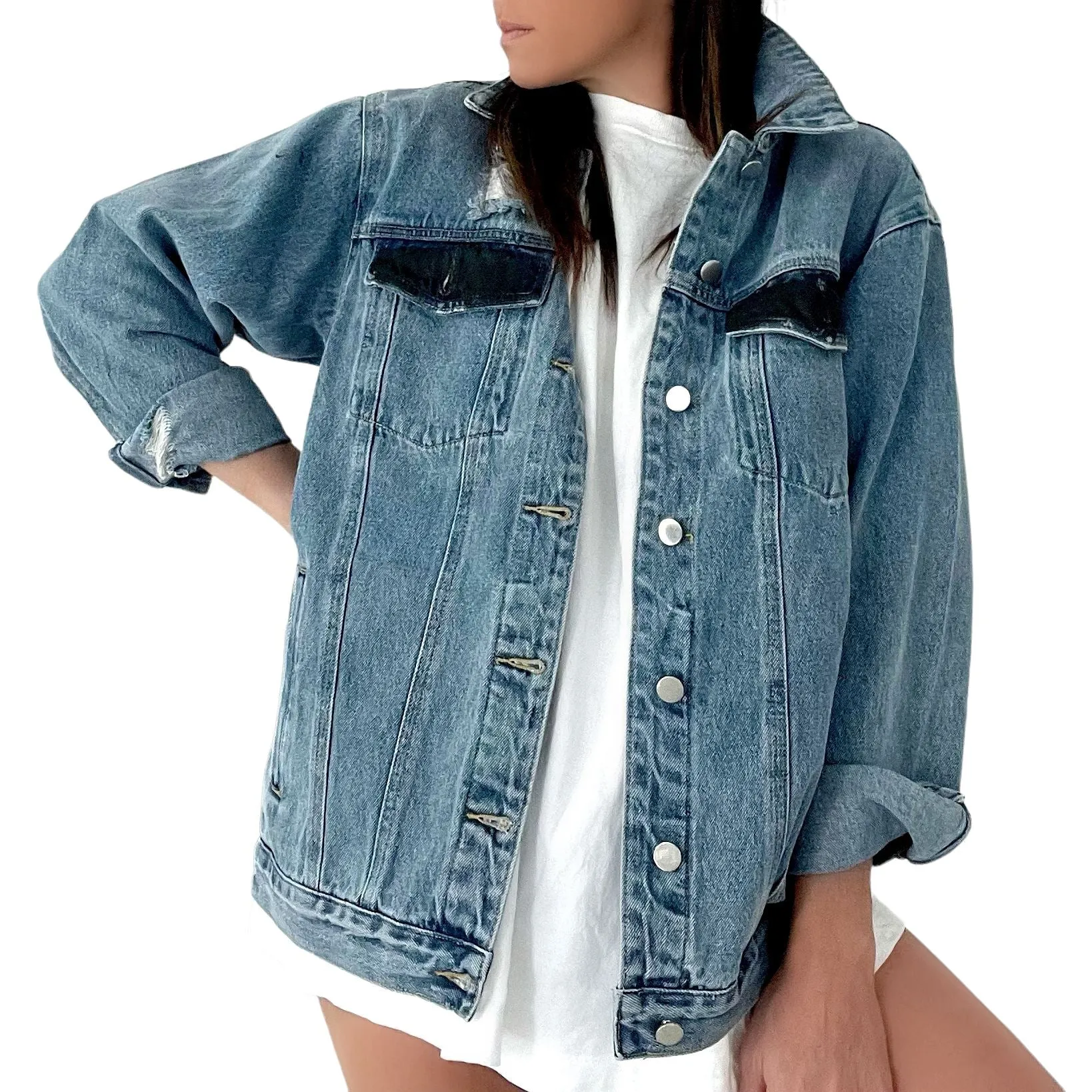 'Cool Mom' Denim Jacket