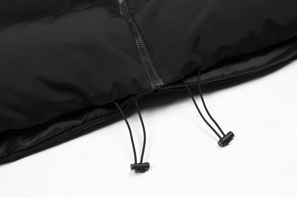 Devil Horn Hooded Puffer Jacket