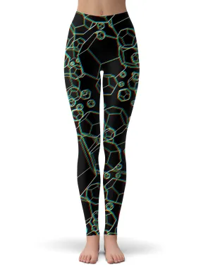 Dodecahedron Madness Glitch Leggings