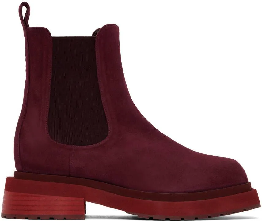 Eckhaus Latta Burgundy Mike Boots