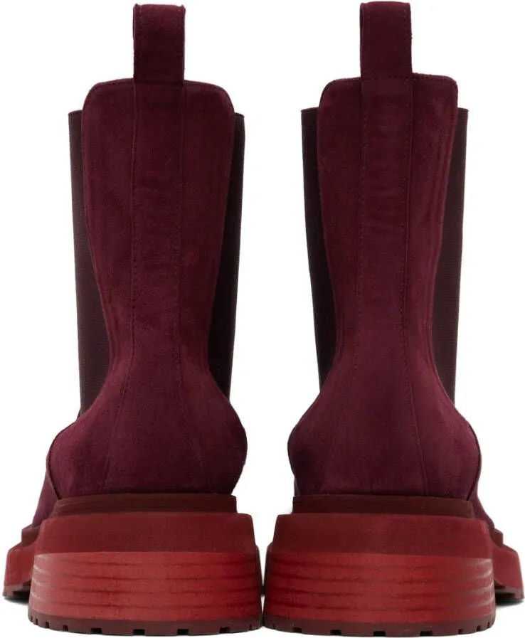 Eckhaus Latta Burgundy Mike Boots