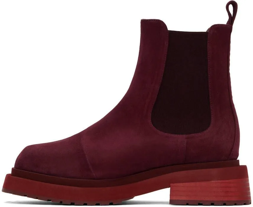 Eckhaus Latta Burgundy Mike Boots