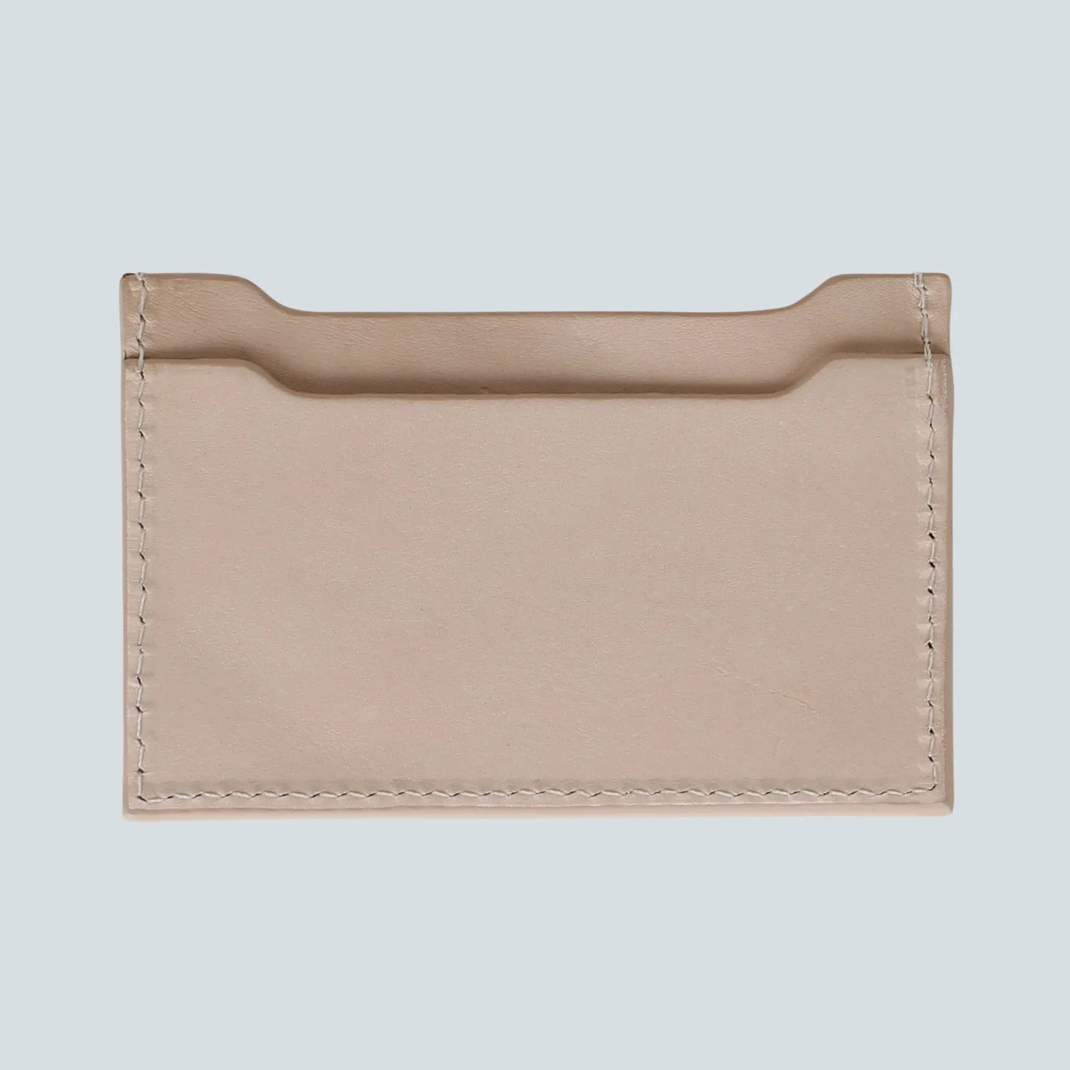 Edwin - Italian Leather Cardholder - Nude