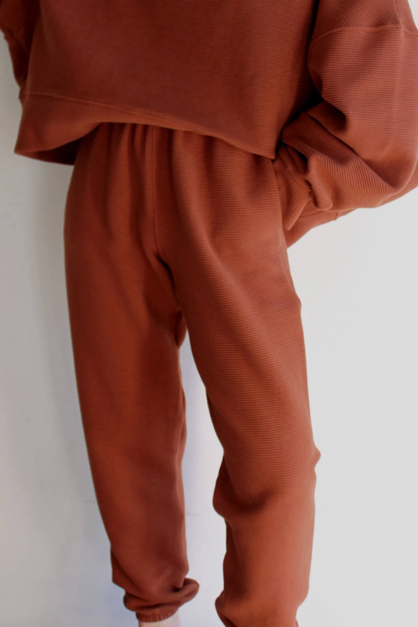 Franklin Rippled Cotton Sweatpant