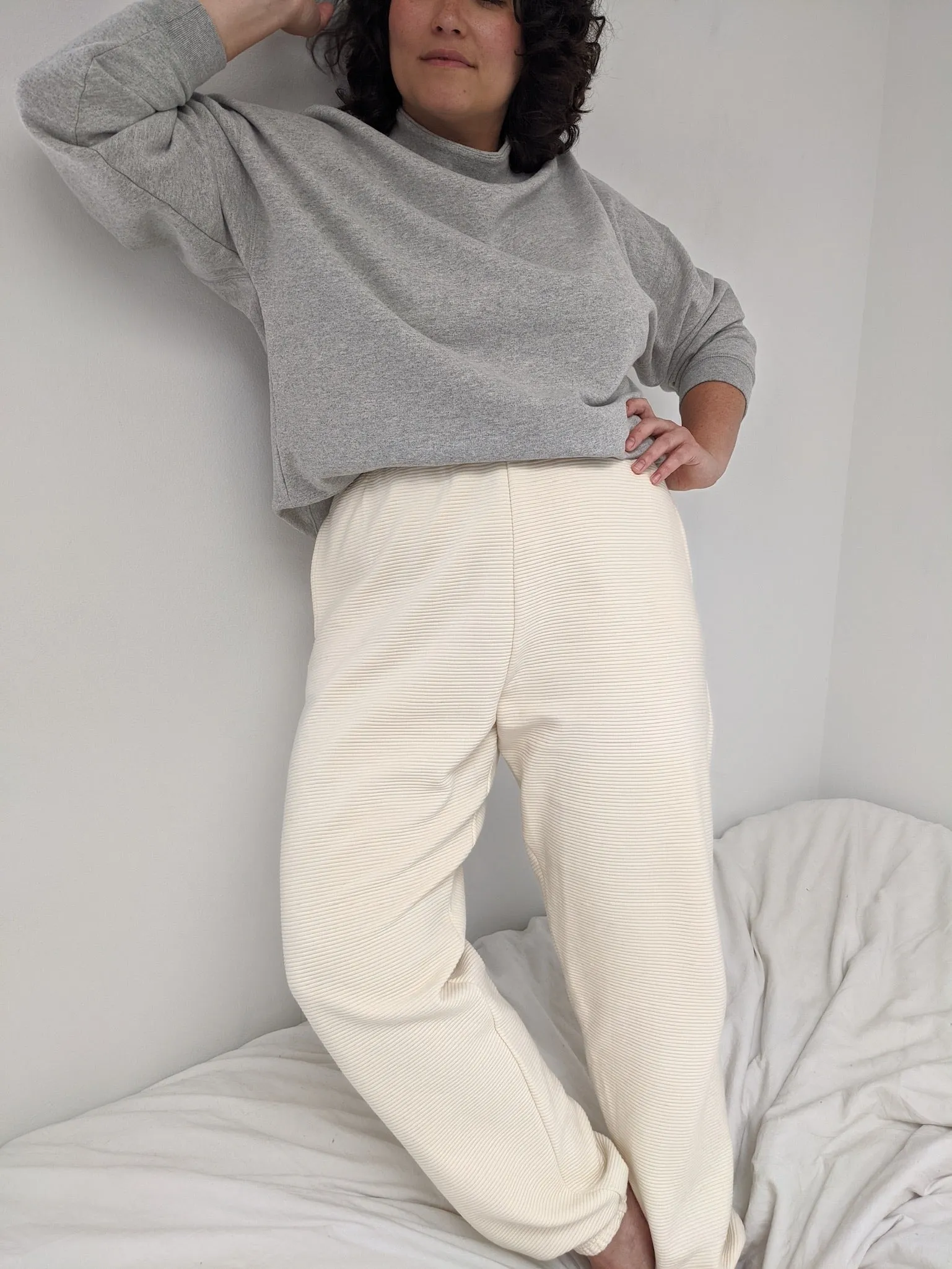 Franklin Rippled Cotton Sweatpant