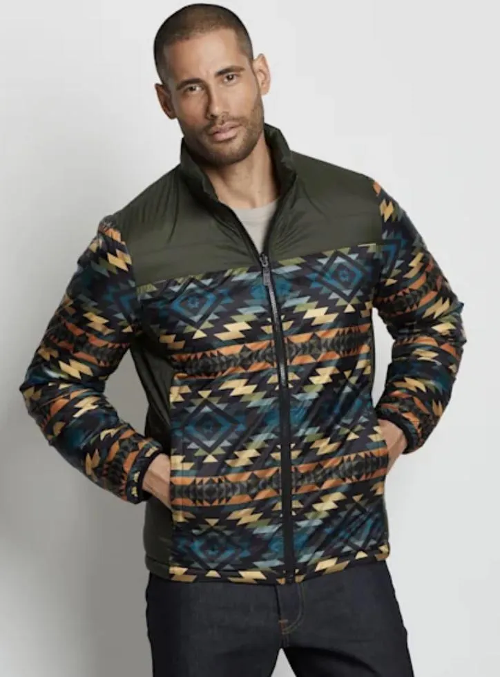 Genesee Reversible Down Jacket - Pueblo Dwelling