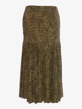 Gianni Versace Patterned Wool Skirt