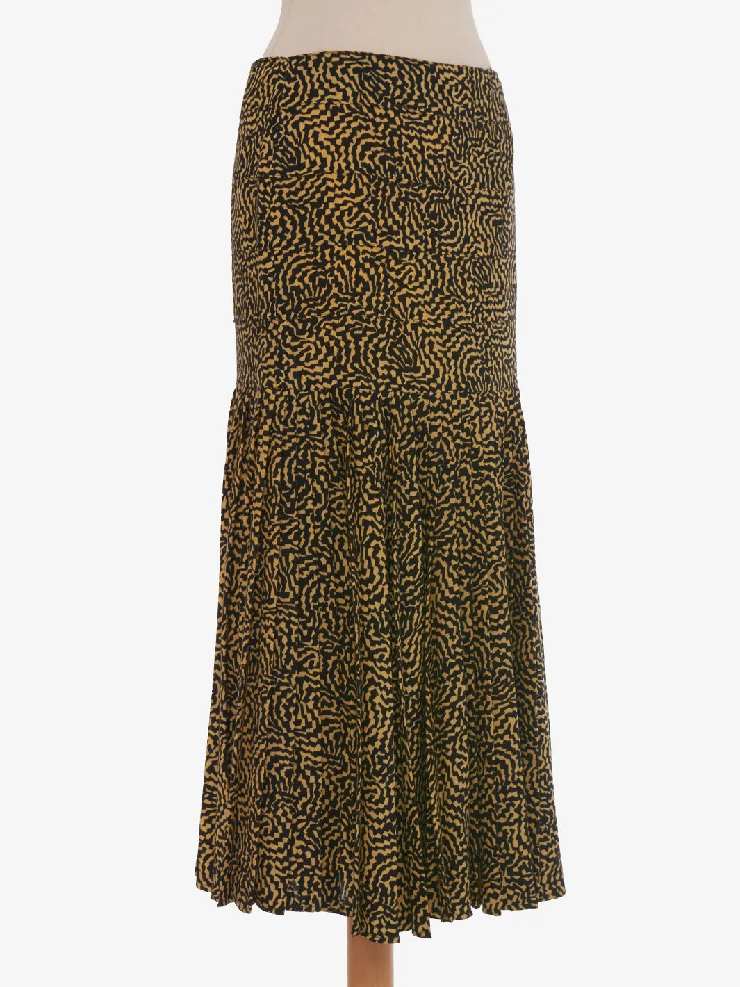 Gianni Versace Patterned Wool Skirt