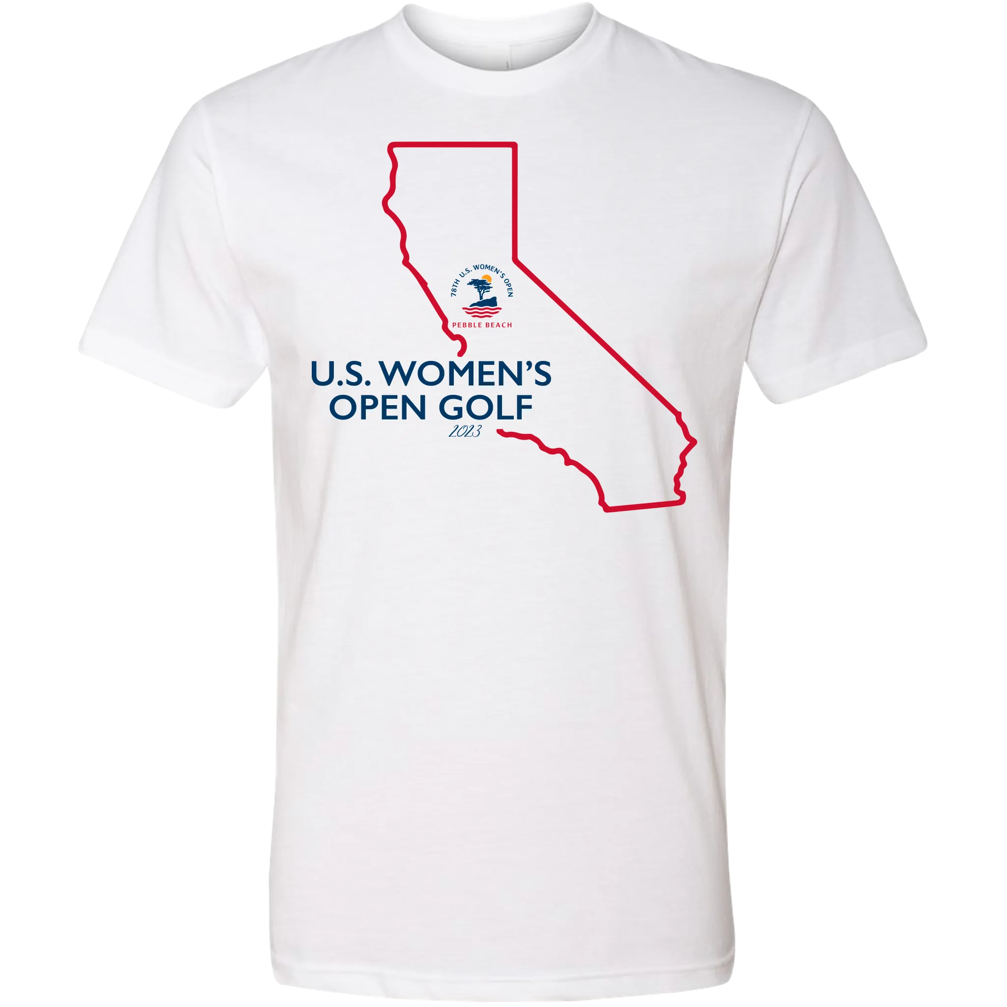 Golf U.S. Women's Open Golf State California Unisex T-Shirt