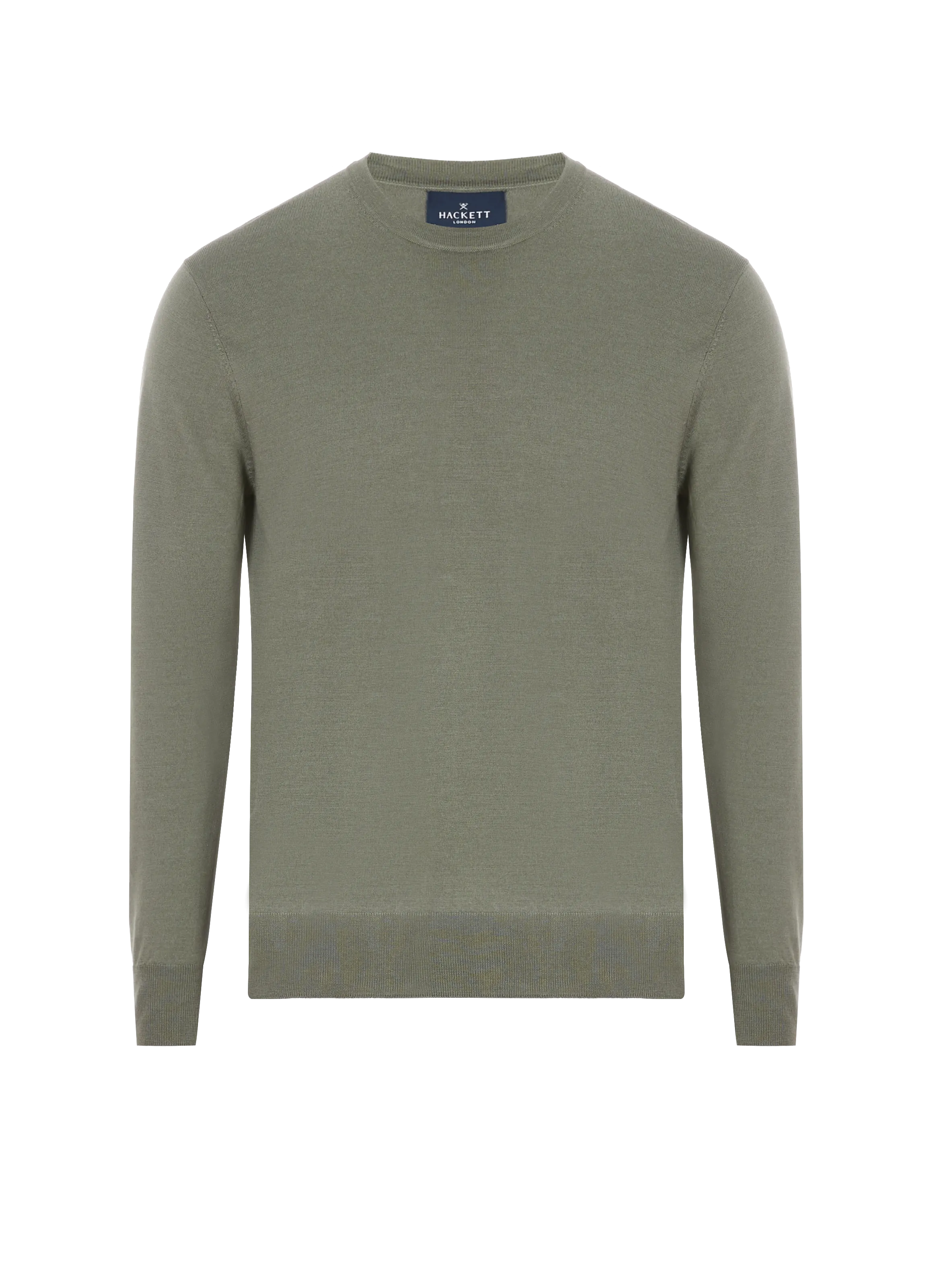 HACKETT  Wool and silk jumper - Green