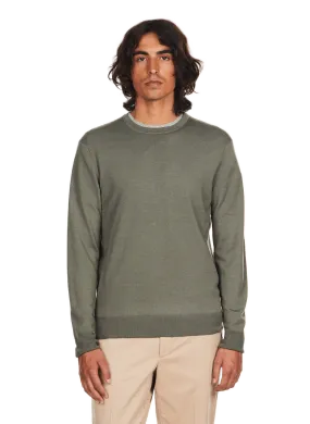 HACKETT  Wool and silk jumper - Green