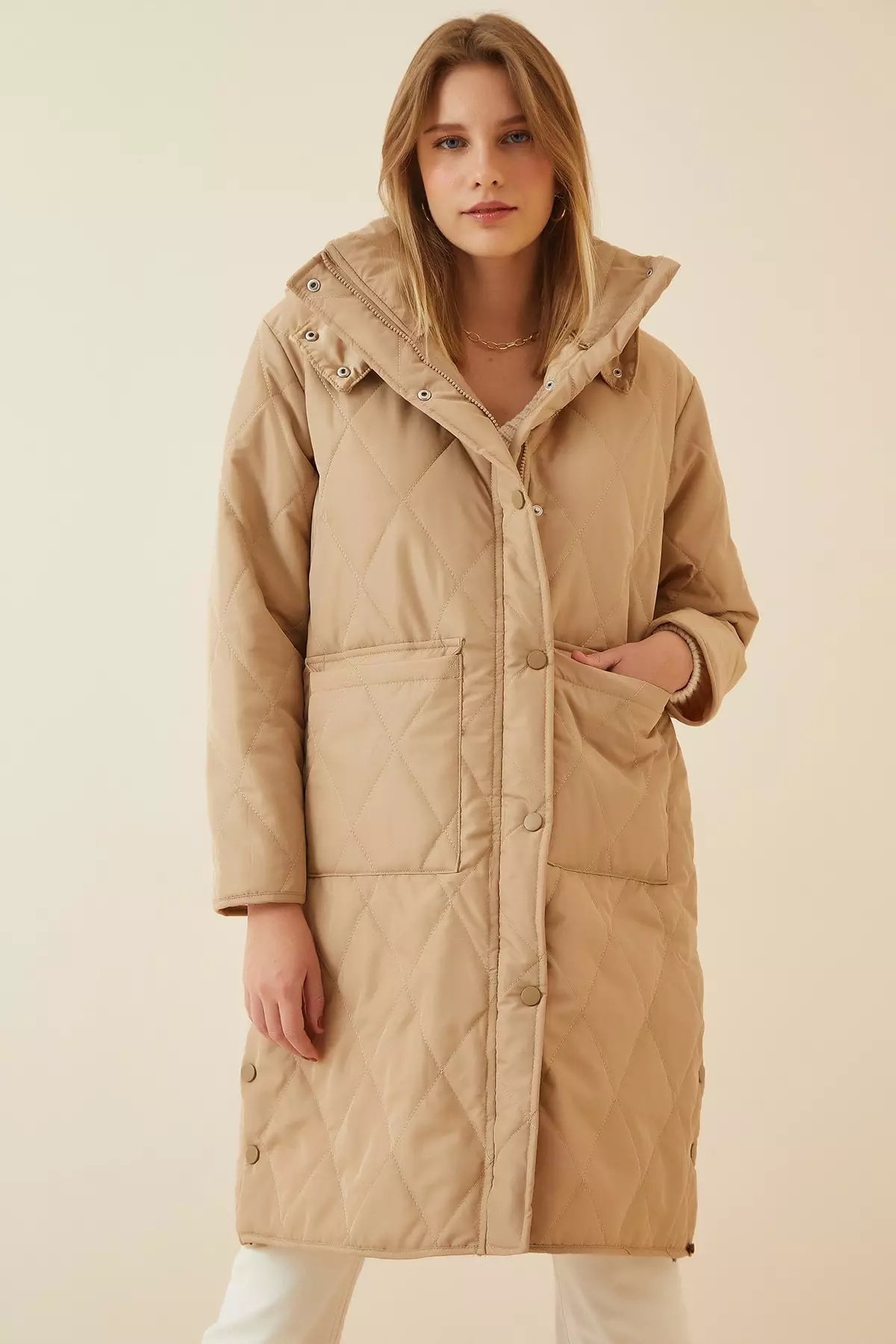 Happiness Istanbul Oversized Quilted Coat