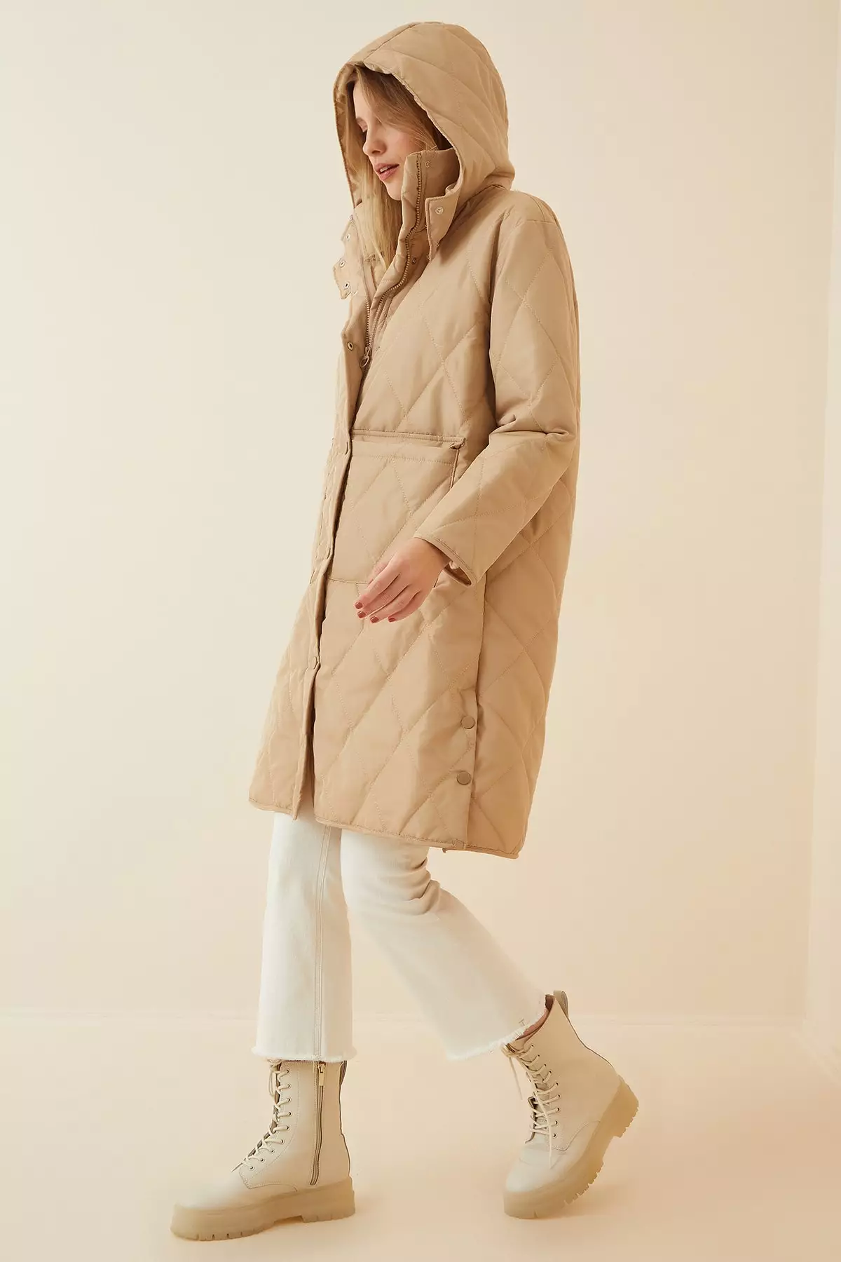 Happiness Istanbul Oversized Quilted Coat