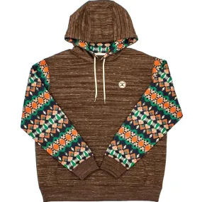 Hooey Youth Brown Aztec Hoodie