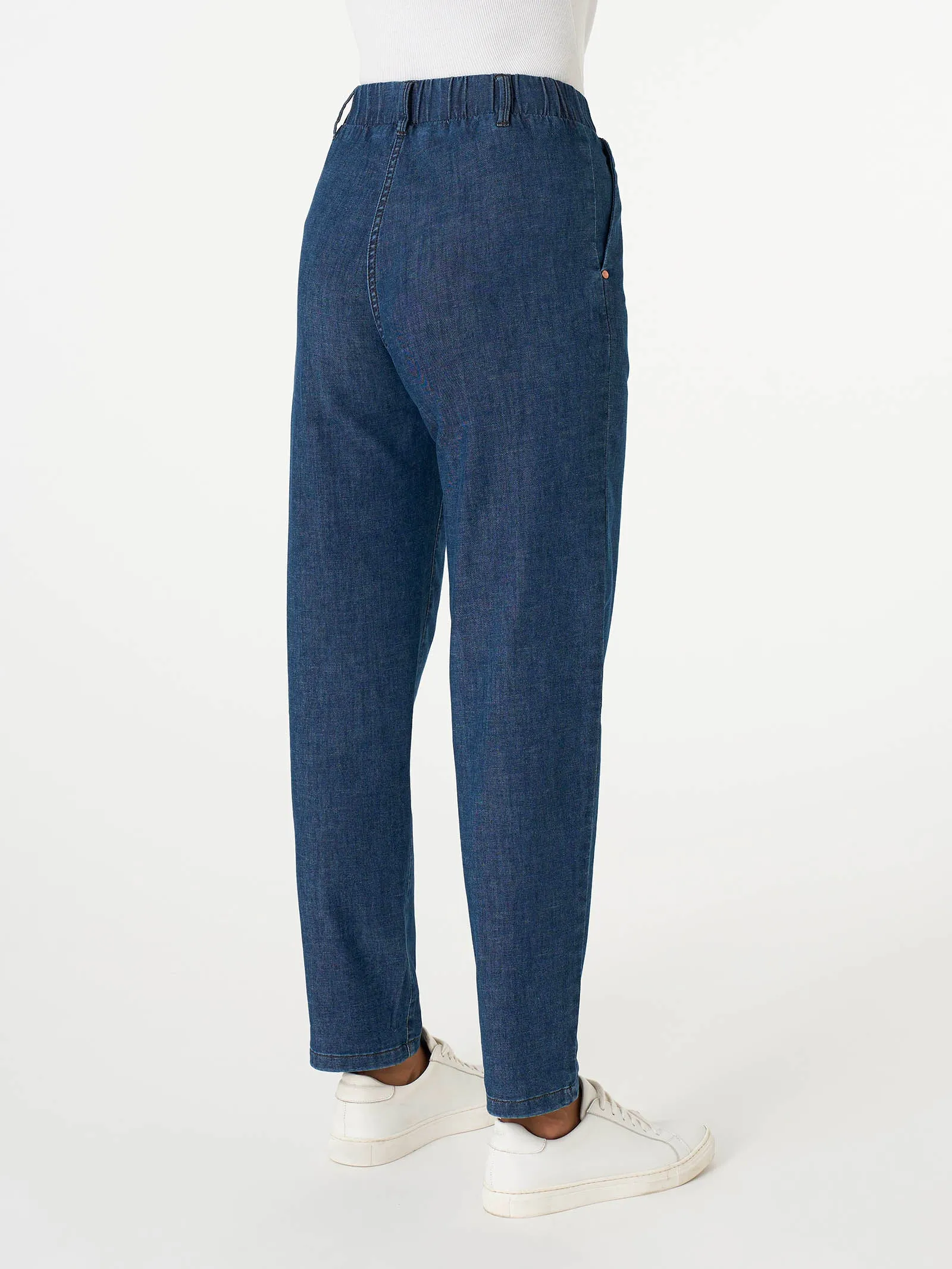 Jeans Carrot in Light Denim - Delave'