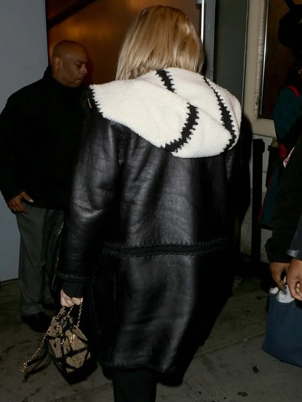 Jennifer Lawrence Winter Leather Coat