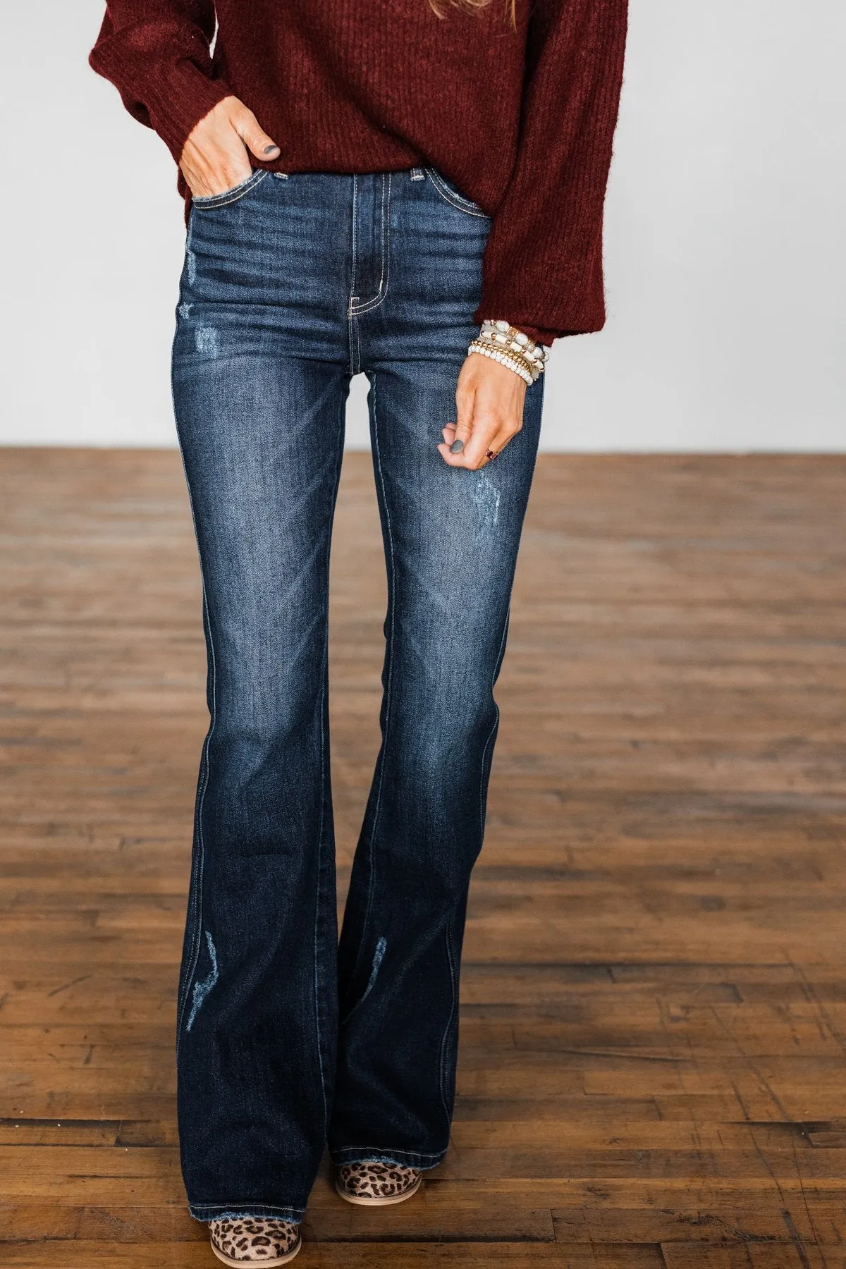 KanCan Flare Jeans- Kelsey Wash