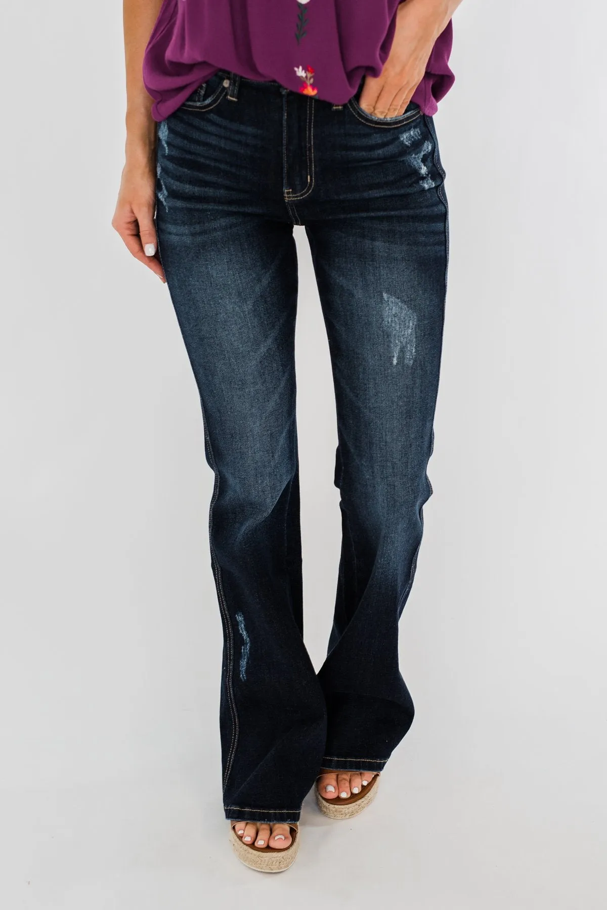 KanCan Flare Jeans- Kelsey Wash