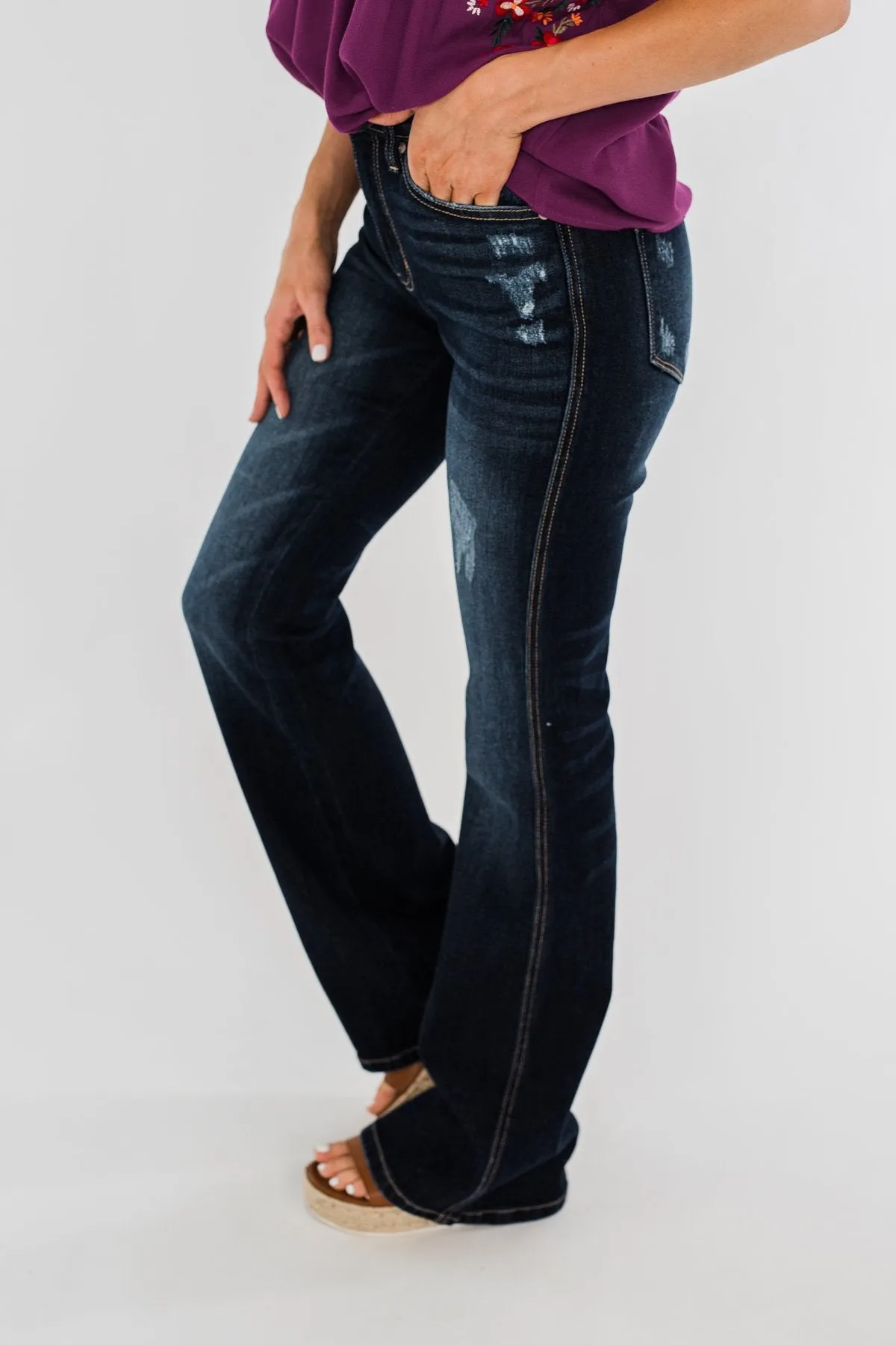 KanCan Flare Jeans- Kelsey Wash