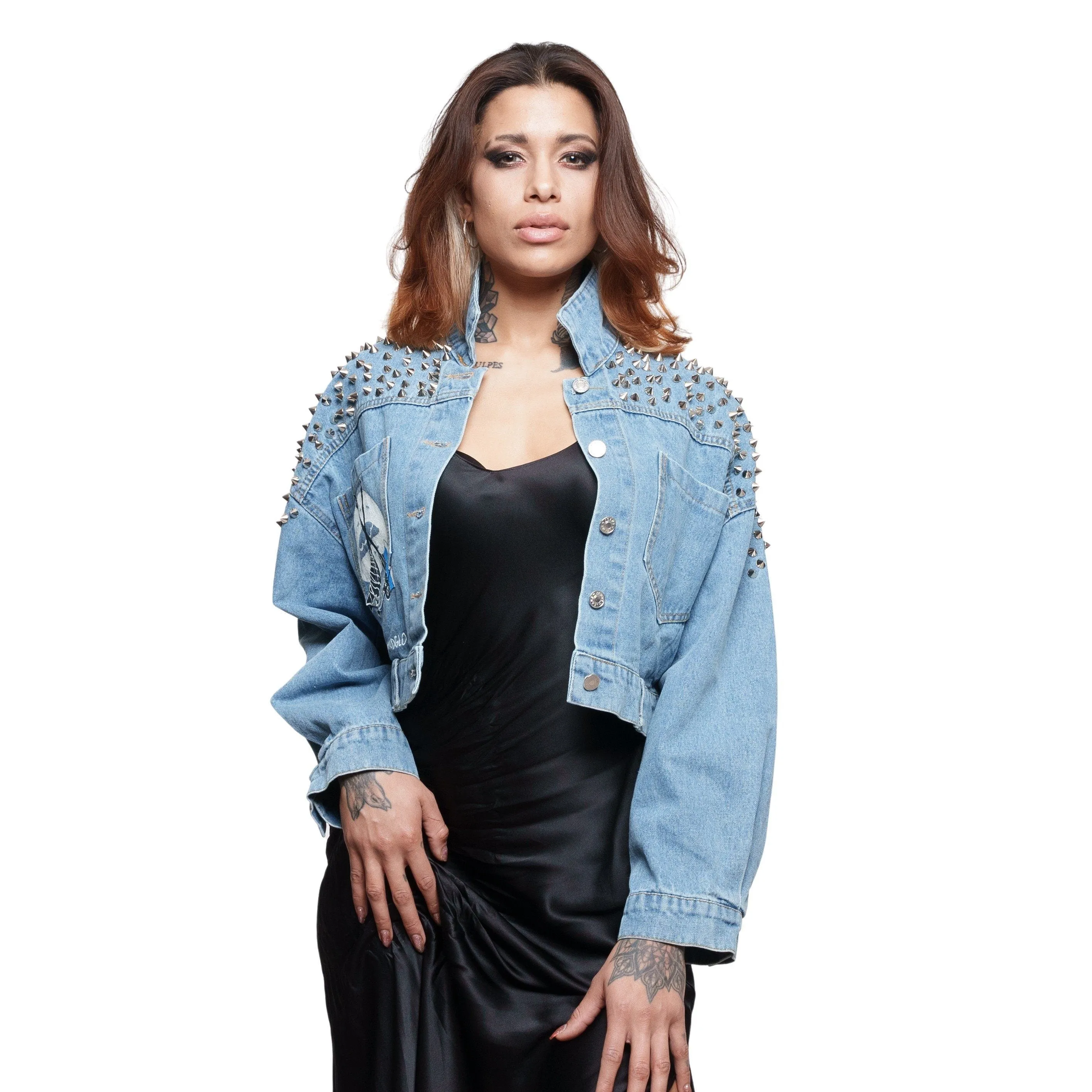 'KISS' DENIM JACKET - Women