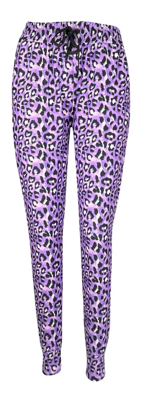 Lilac Leopard Joggers