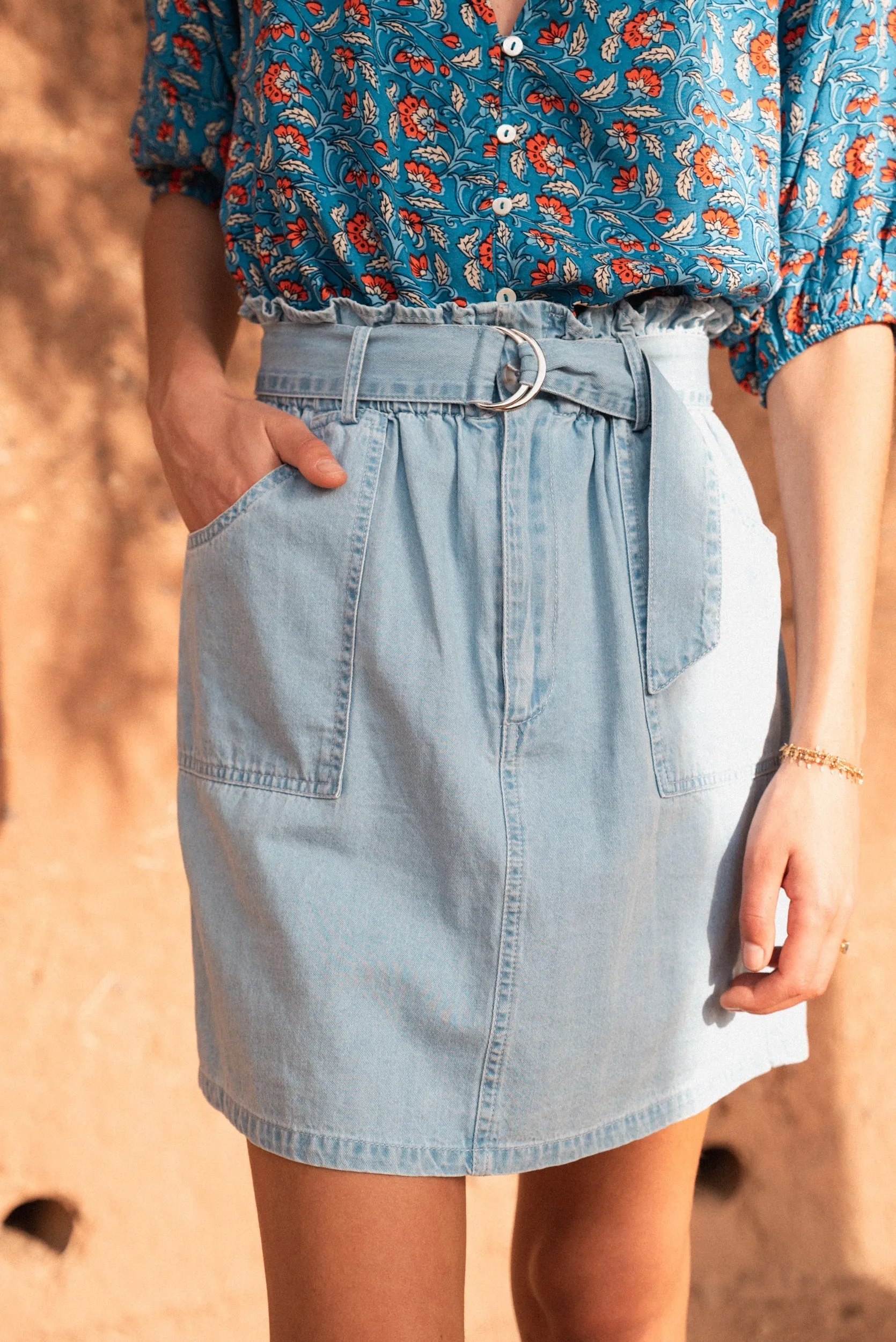 Luciana Denim Skirt