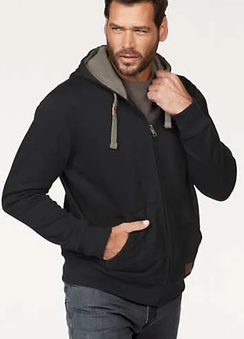 Mans World Zipped Hoody by Man’s World | Look Again