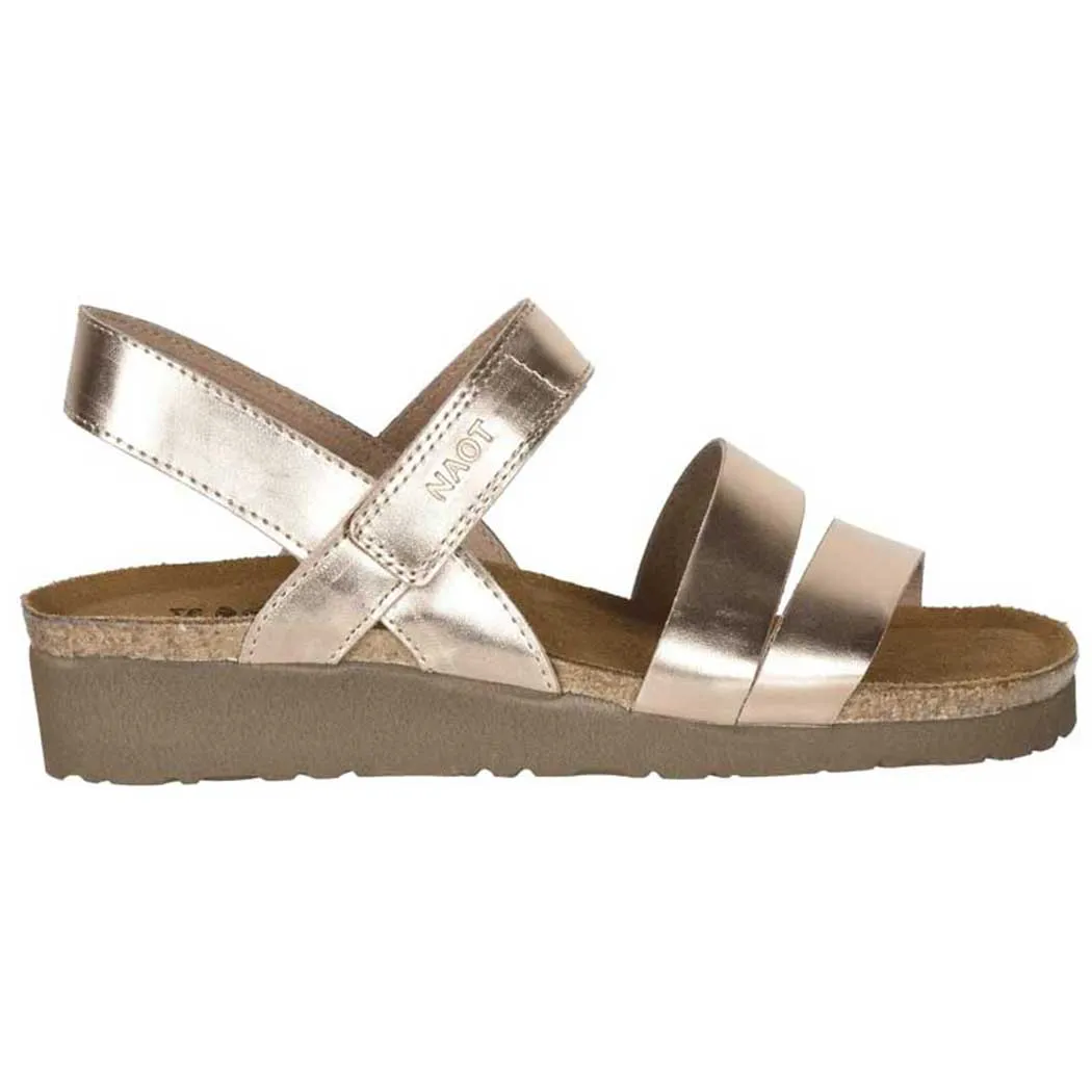 Naot Kayla Sandal Rose Gold Leather (Women's)