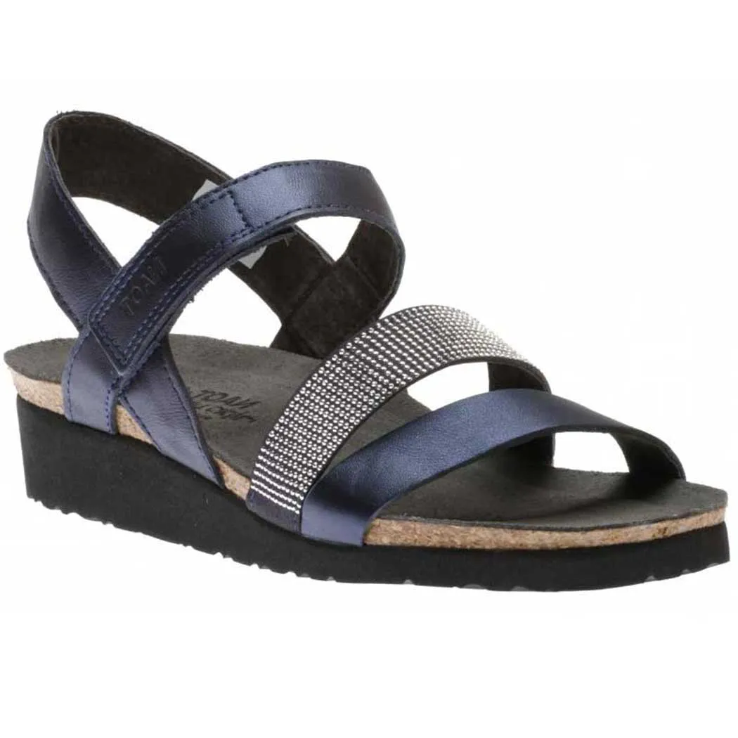 Naot Krista Sandal Polar Sea/ Dark Blue/ Nickel (Women's)