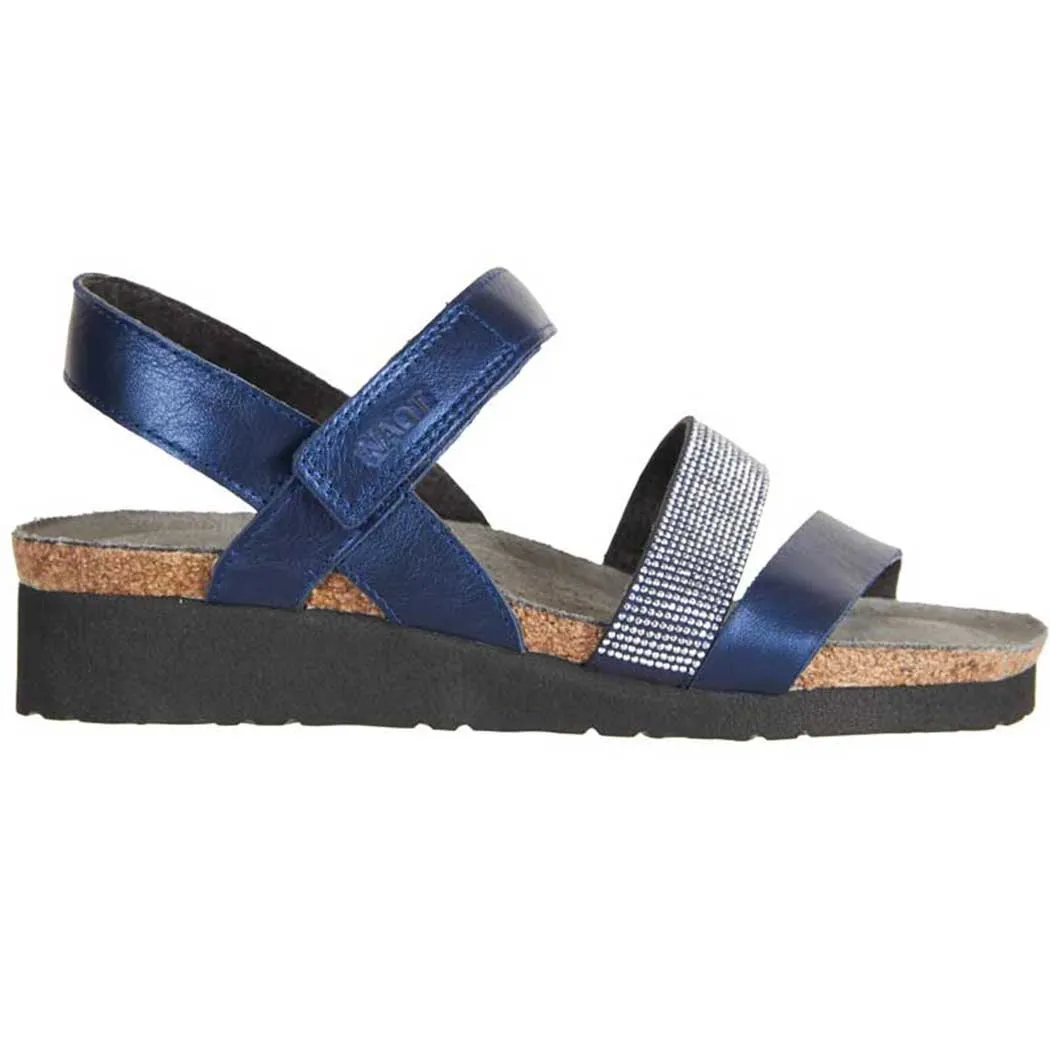 Naot Krista Sandal Polar Sea/ Dark Blue/ Nickel (Women's)