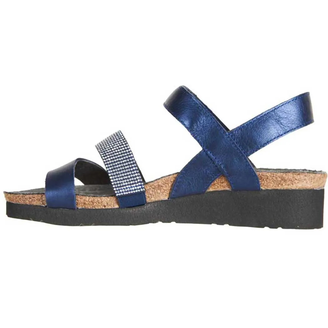 Naot Krista Sandal Polar Sea/ Dark Blue/ Nickel (Women's)